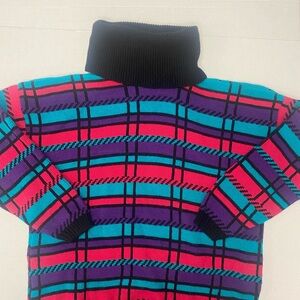 80’s Private Eyes Colorful Sweater